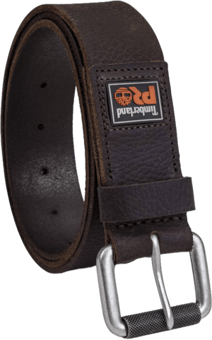 Timberland Men's 38mm Rubber Patch Leather Belt