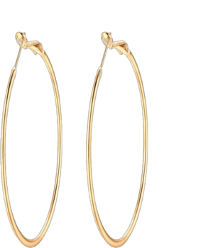 Kokoma Minimalist Round Huggie Hoops