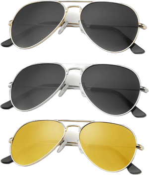 KALIYADI Classic Aviator Polarized Sunglasses