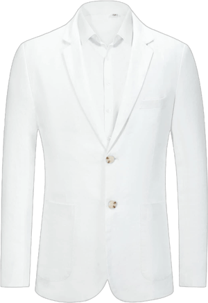 RONGKAI Mens Casual Linen Blazer Sports Coats Jacket for Mens Slim Fit Two Button Lightweight Suit