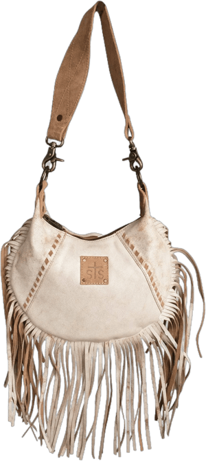 STS Ranchwear Women's Cremello Nellie Fringe Leather Handbag