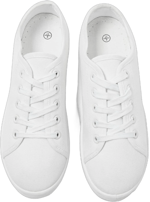 Women's Casual Lace-Up Canvas Sneakers