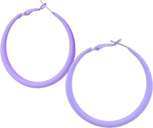 80s Retro Exaggerated Round Hoop Earrings