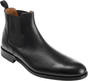 TAFT Men's Hiro Croc Embossed Leather Chelsea Boots