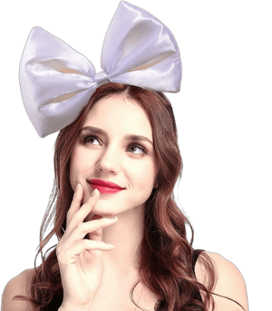 Girls Satin Bow Headband