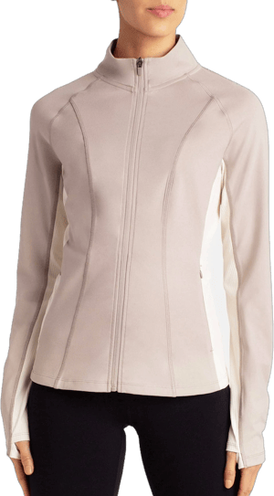 Danskin Women's Full-Zip Colorblocked Yoga Jacket