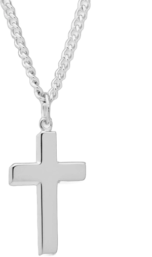 Macy's Sterling Silver Cross Pendant Necklace