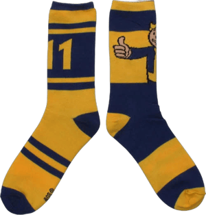 Fallout 4 Vault Boy 111 Reversible Crew Socks