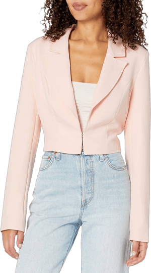 GUESS Women's Eco Diane Cropped Blazer