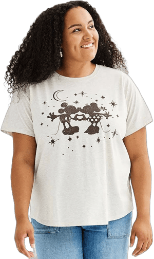 Disney's Mickey and Minnie Graphic Tee