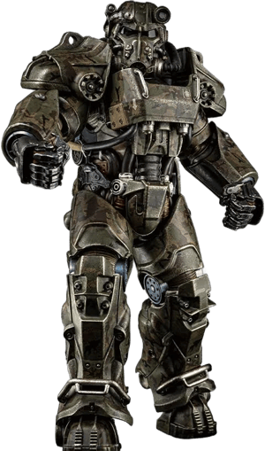 Fallout T-60 Camouflage Power Armor Action Figure