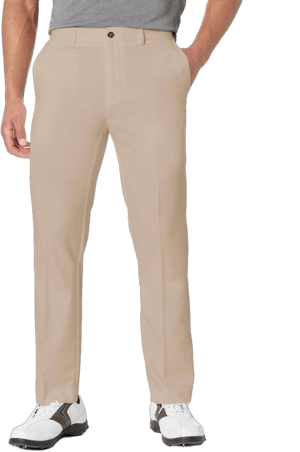 PGA TOUR Men's Flat Front Golf Pants with Expandable Waistband