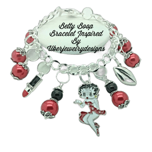 Betty Boop Retro Inspired Bracelet Charm Jewelry