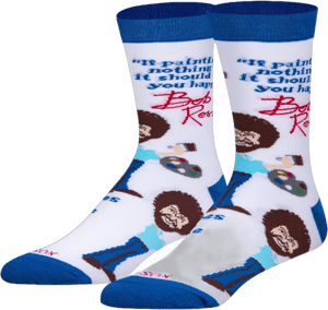 Bob Ross Painting Crew Socks