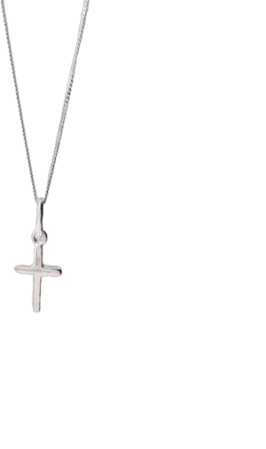 Sterling Silver Dainty Cross Necklace