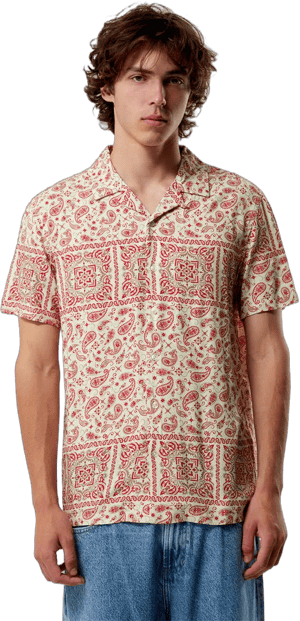 Pacsun Men's Paisley Camp Shirt