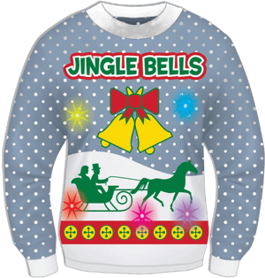 Forum Novelties Jingle Bells Light-Up Sweater