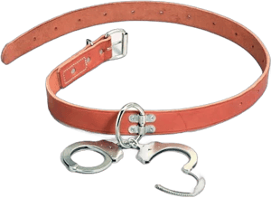 Humane Restraint Leather Transport Belt