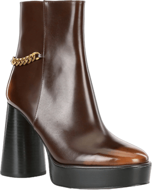 Michael Kors Women's Carlisle Burnished Leather Platform Boot