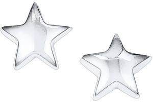 Sterling Silver Star Earrings