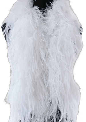 Vintage Ostrich Feather Boa Shawl