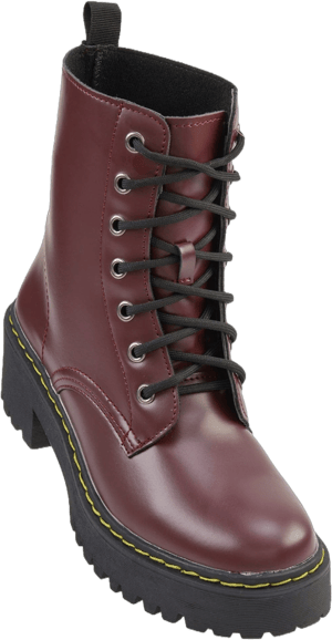 Lace-Up Platform Combat Boots