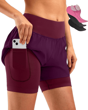 Women's 4D Padded Mountain Biking Shorts with Zipper Pockets