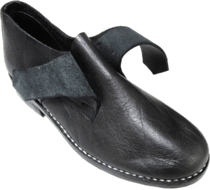 Reproduction Leather Colonial Shoes with Buckles