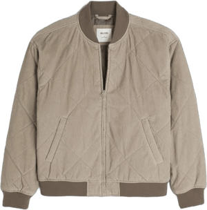 Hollister Men's Corduroy Bomber Jacket