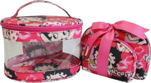 Betty Boop Makeup Bag 3 Pieces Set