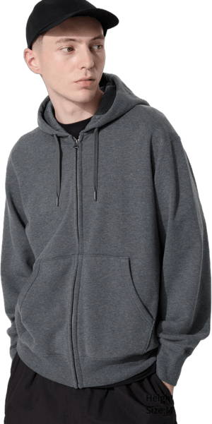 UNIQLO Men's Quick-Drying Full-Zip Hoodie