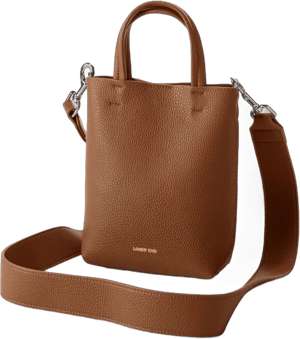 Lands' End Women's Faux Leather Crossbody Bag