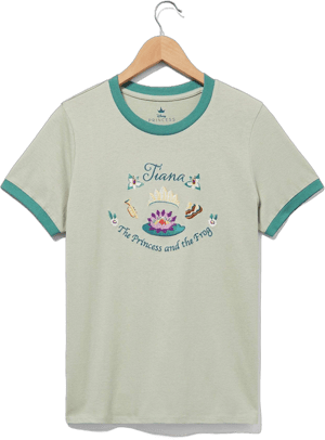 Disney The Princess and The Frog Tiana Icons Ringer T-Shirt