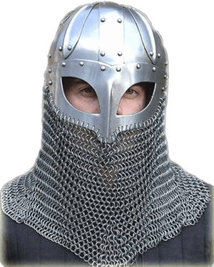 AnNafi 18G Steel Viking Helmet Battle Ready Armor