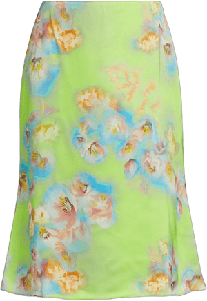 Guizio Monalda Floral Midi-skirt