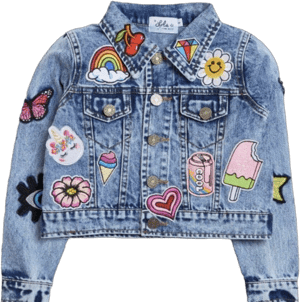 All About The Patch Crop Denim Jacket