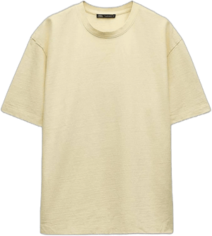 Zara Women's Oversized Washed T-Shirt