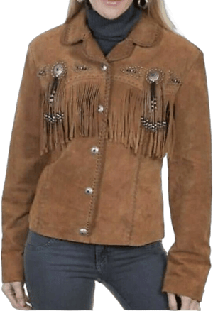 Quality Supply Western Cowgirl Suede Leather Jacket