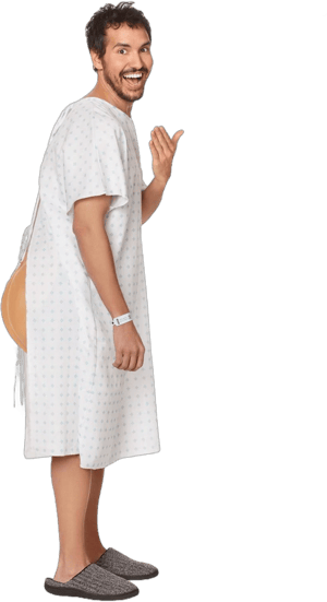 Spirit Halloween Hospital Gown Costume Kit