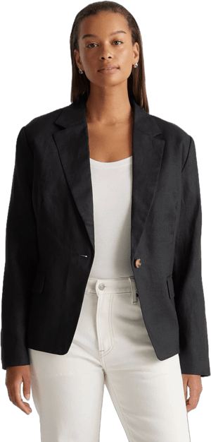 Quince Women's European Linen Structured Blazer