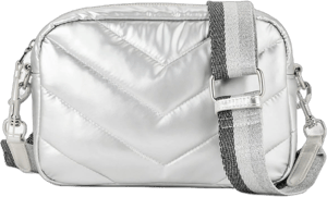 Talbots Women's Metallic Quilted Crossbody