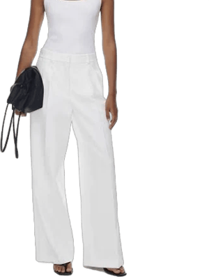 Aritzia Babaton Women's Founder Pant in White | 12