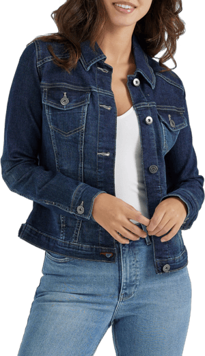 Wrangler Women's Authentics Stretch Denim Jacket