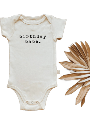 Birthday Babe Organic Cotton Bodysuit