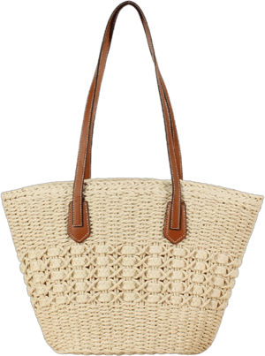 Straw Travel Tote Bag