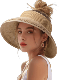 Floppy Wide Brim Straw Sun Hat