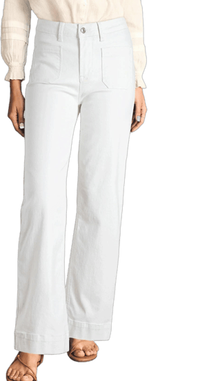 Women's High-Waisted Stretchy Wide Leg Jeans