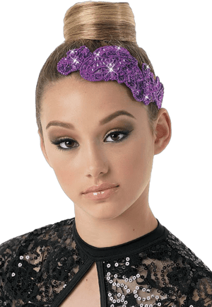 Balera Performance Sequin-Scroll Appliqué Hair Clip