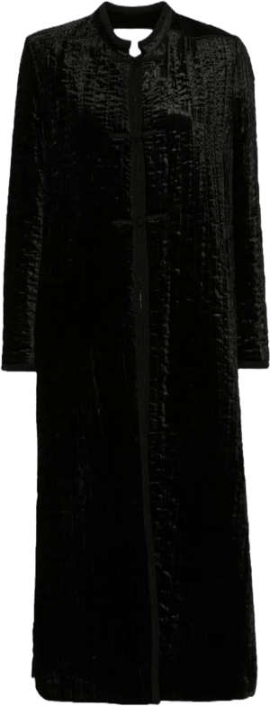 FORTE_FORTE Velvet Long Coat