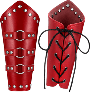 Patelai 1 Pair Medieval Leather Arm Guards